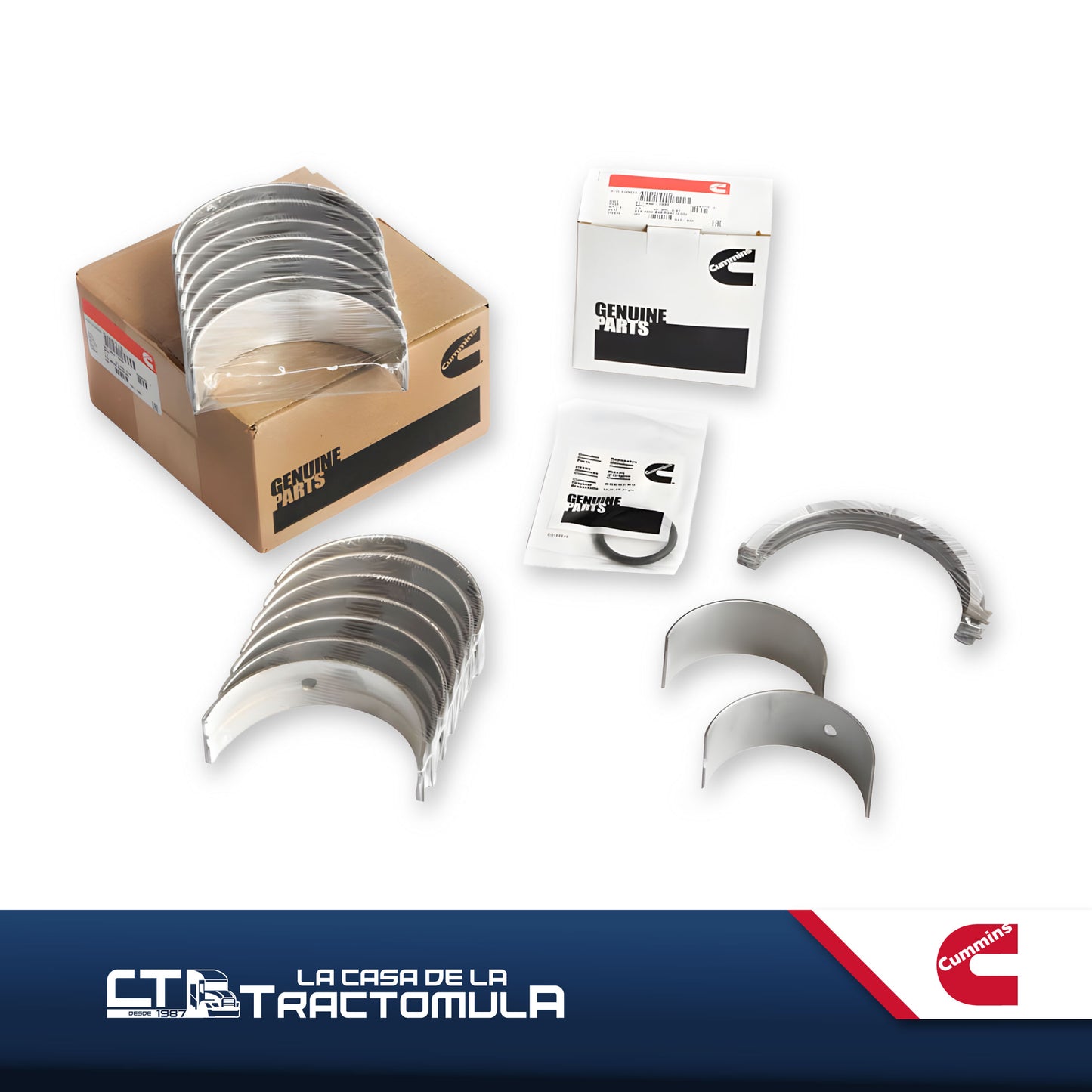 CASQUETES DE BIELA Y BANCADA ESTANDAR CUMMINS ISX